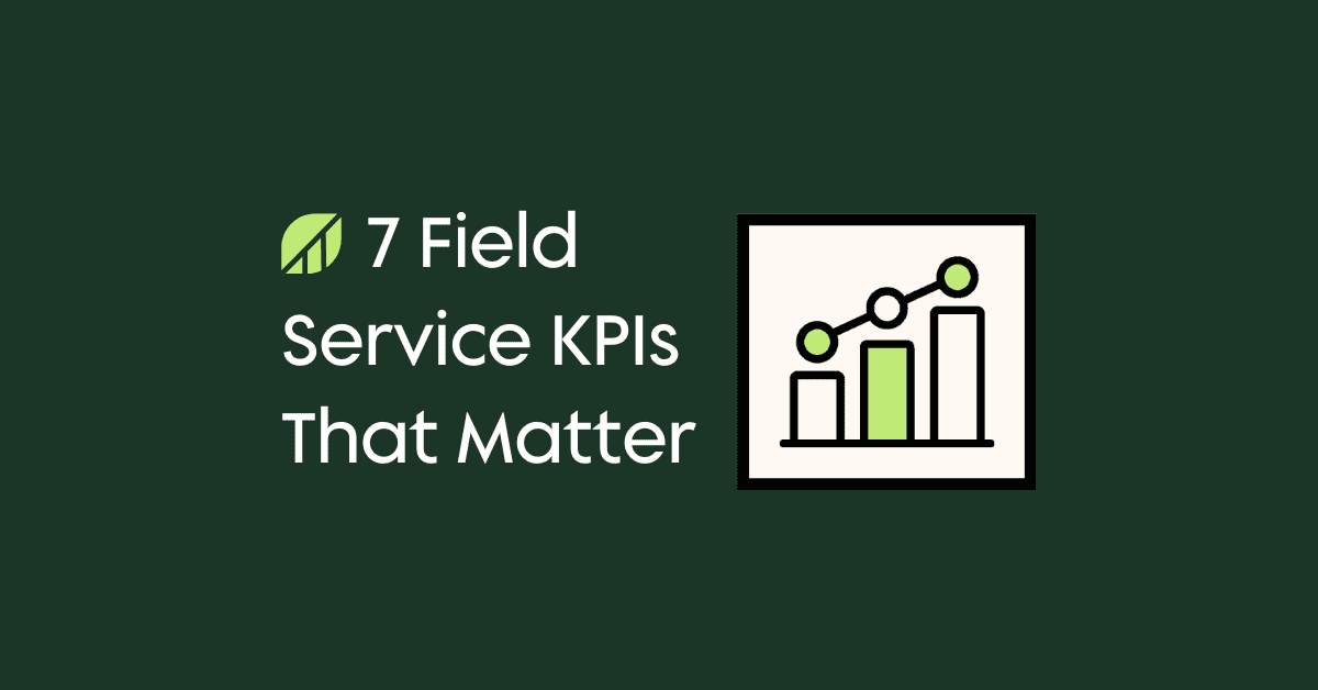 Blog thumbnail image highlighting field service KPI and Salesforce dashboard topic.