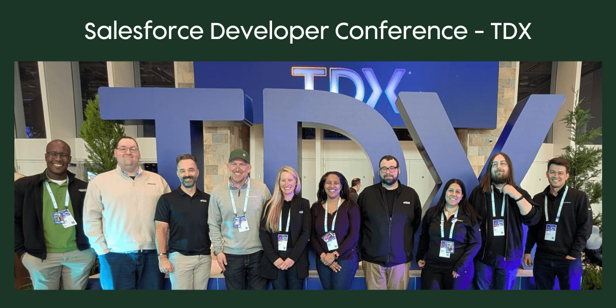 Growth Heroes Team at the Salesforce Developer Conference, TDX